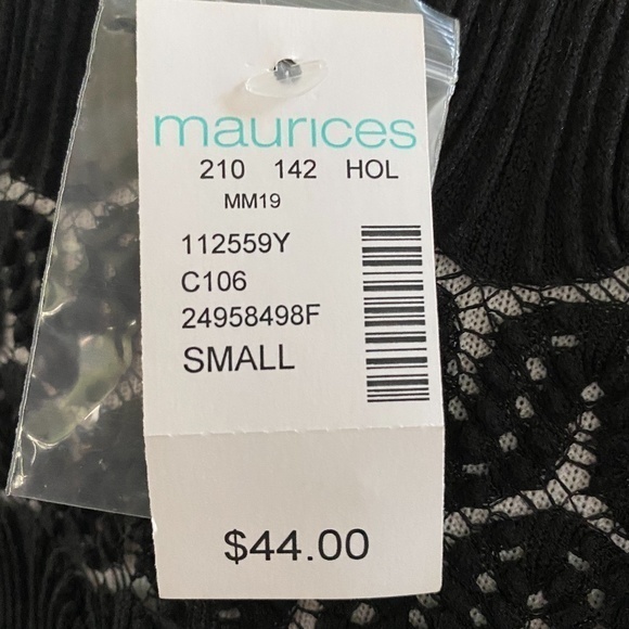 Maurices Black Balloon Sleeve Lace Mini Dress‎ Sz. S NWT - Picture 12 of 12